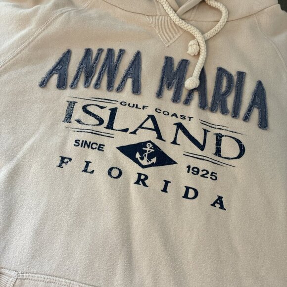 Vintage Anna Maria Island Florida Pullover Hoodie Oversized Womens XL (X8) - Picture 3 of 8